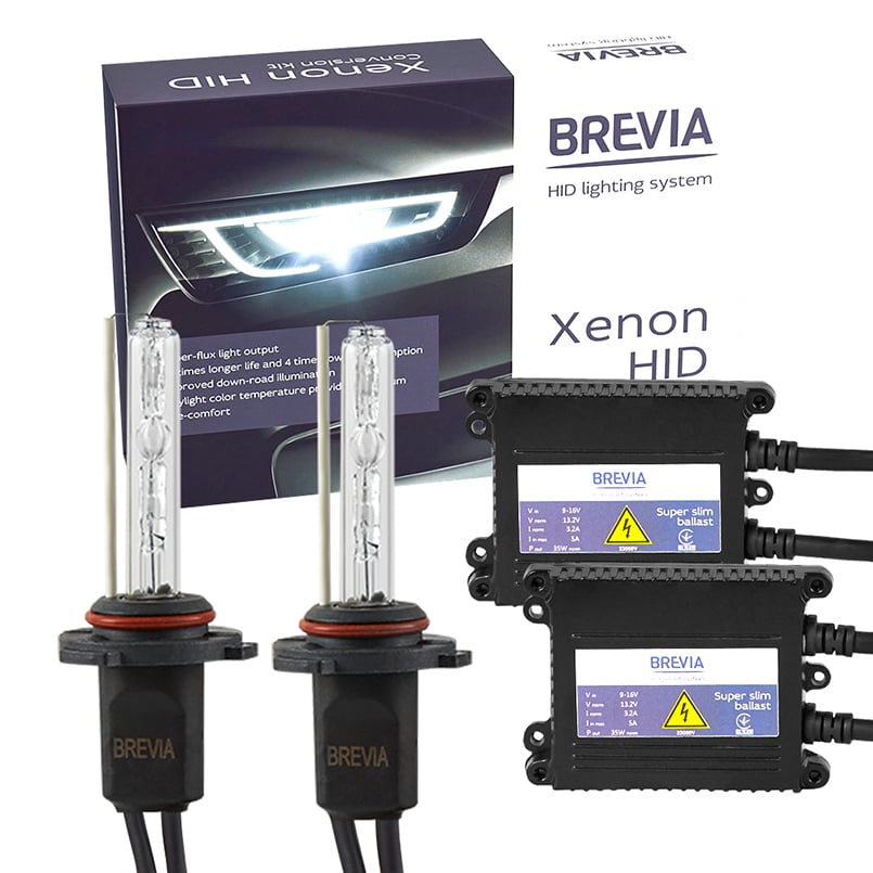Комплект ксенона Brevia HB3 6000К+Super Slim Ballast (15562)