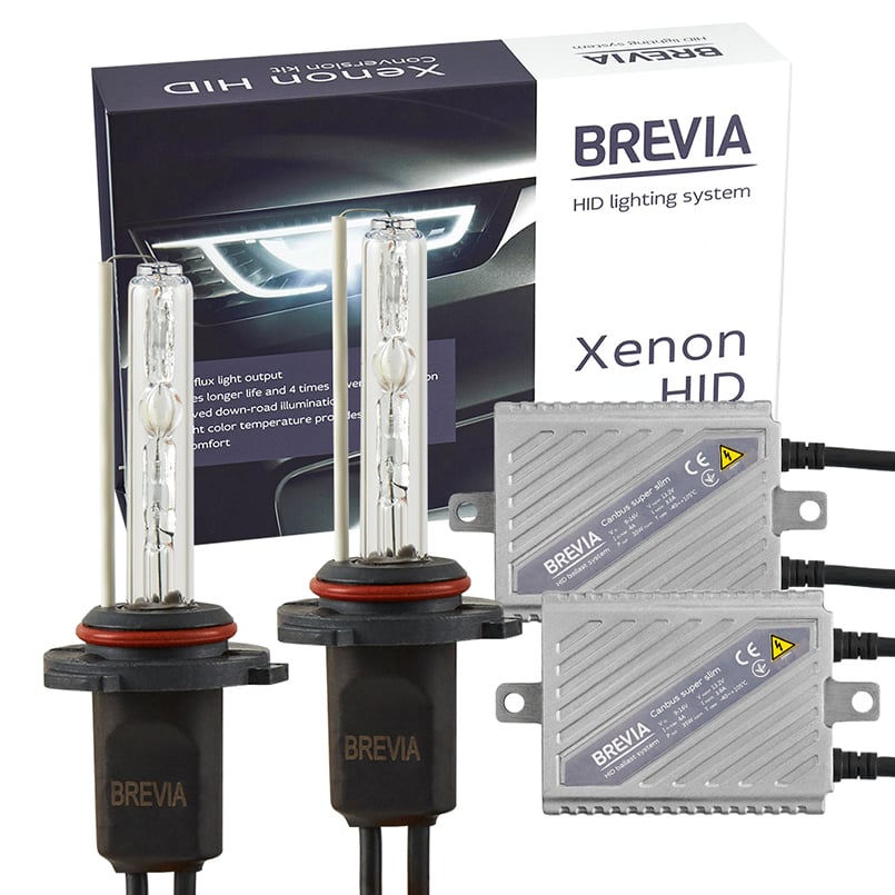 Комплект ксенона Brevia HB3 6000К+Super Slim Canbus (15563)