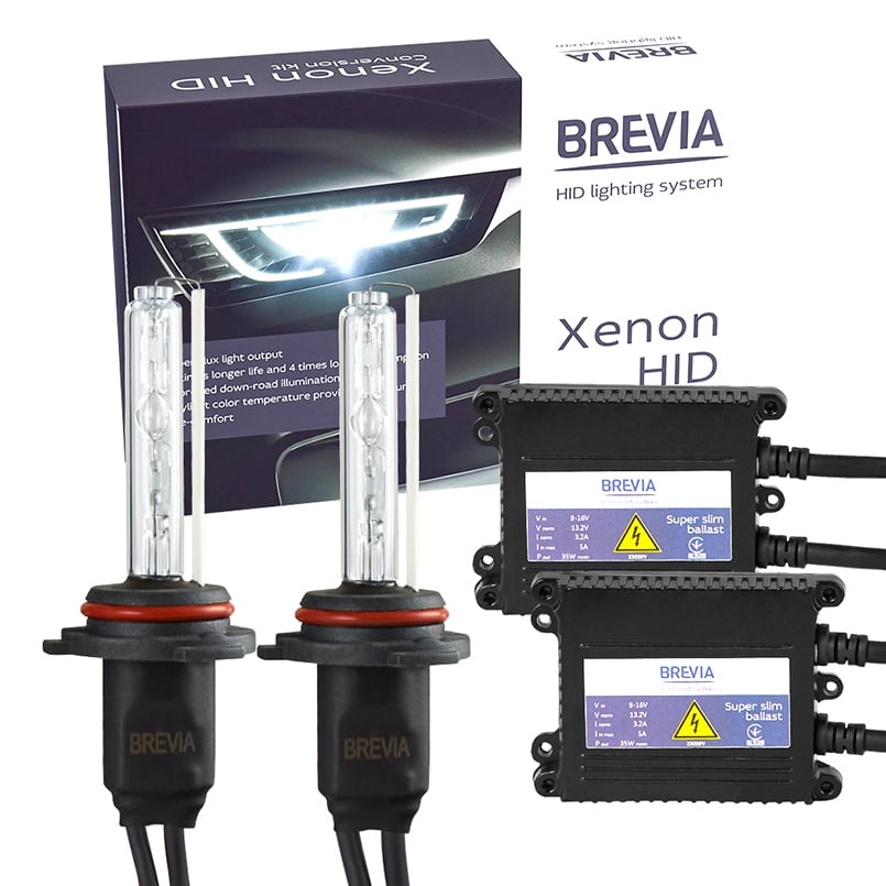 Комплект ксенона Brevia HB4 6000К+Super Slim Ballast (15662)