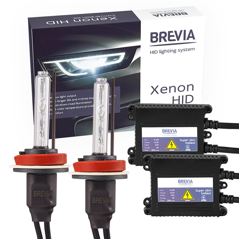 Комплект ксенона Brevia Н11 4300К+Super Slim Ballast (15942)