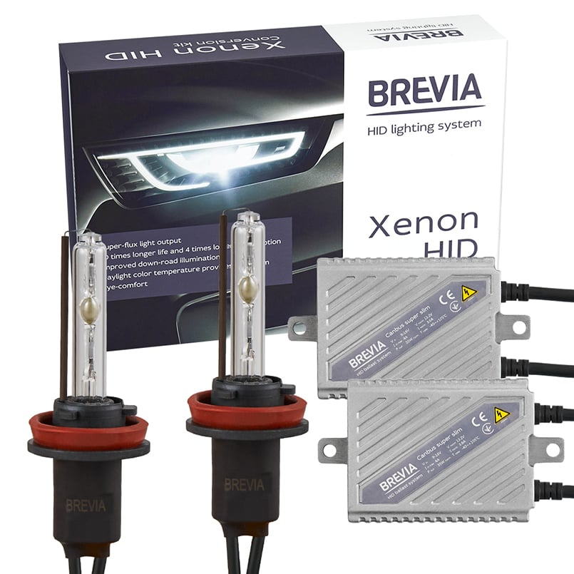Комплект ксенона Brevia Н11 5000К+Super Slim Canbus (15953)