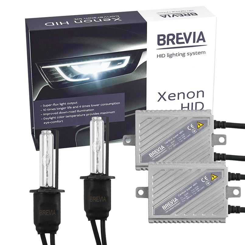 Комплект ксенона Brevia Н3 4300К+Super Slim Canbus (15343)