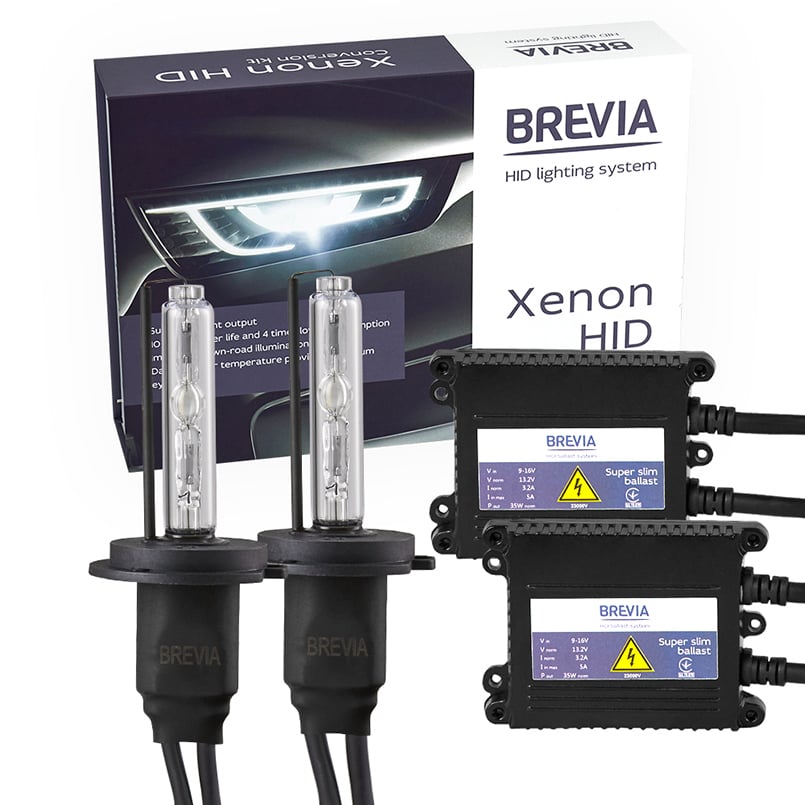 Комплект ксенона Brevia Н7 4300К+Super Slim Ballast (15742)