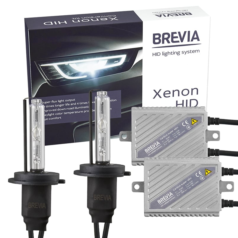 Комплект ксенона Brevia Н7 4300К+Super Slim Canbus (15743)