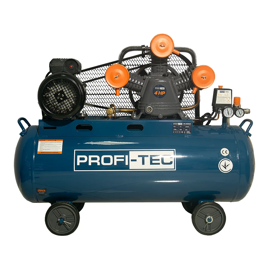 Компрессор масляный PROFI-TEC OC-100W3 100 л/3 кВт/530 л/мин/3 цилиндра (PH01335)
