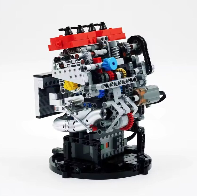 Конструктор дитячий Mould King Mitsubishi 4G63T Turbocharged Inline-Four Engine L4 10235 811 дет. (10235) Конструктор дитячий Mould King Mitsubishi 4G63T Turbocharged Inline-Four Engine L4 10235 811 дет. (10235)