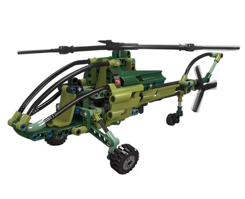 Конструктор вертолет военный разведчик Exploration Helicopter Mould King 284 дет. (24052)