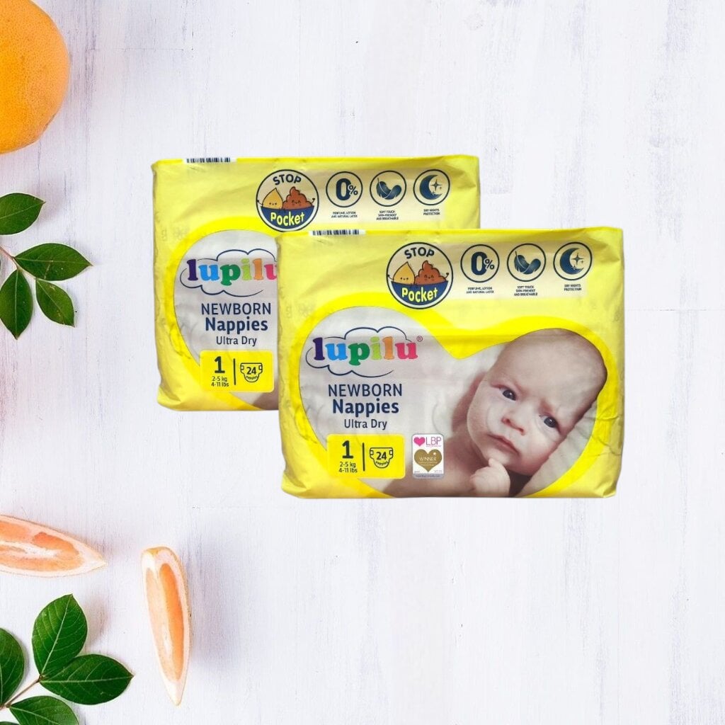 Підгузки Lupilu Ultra Dry 1 Newborn 2-5 кг 48 шт.