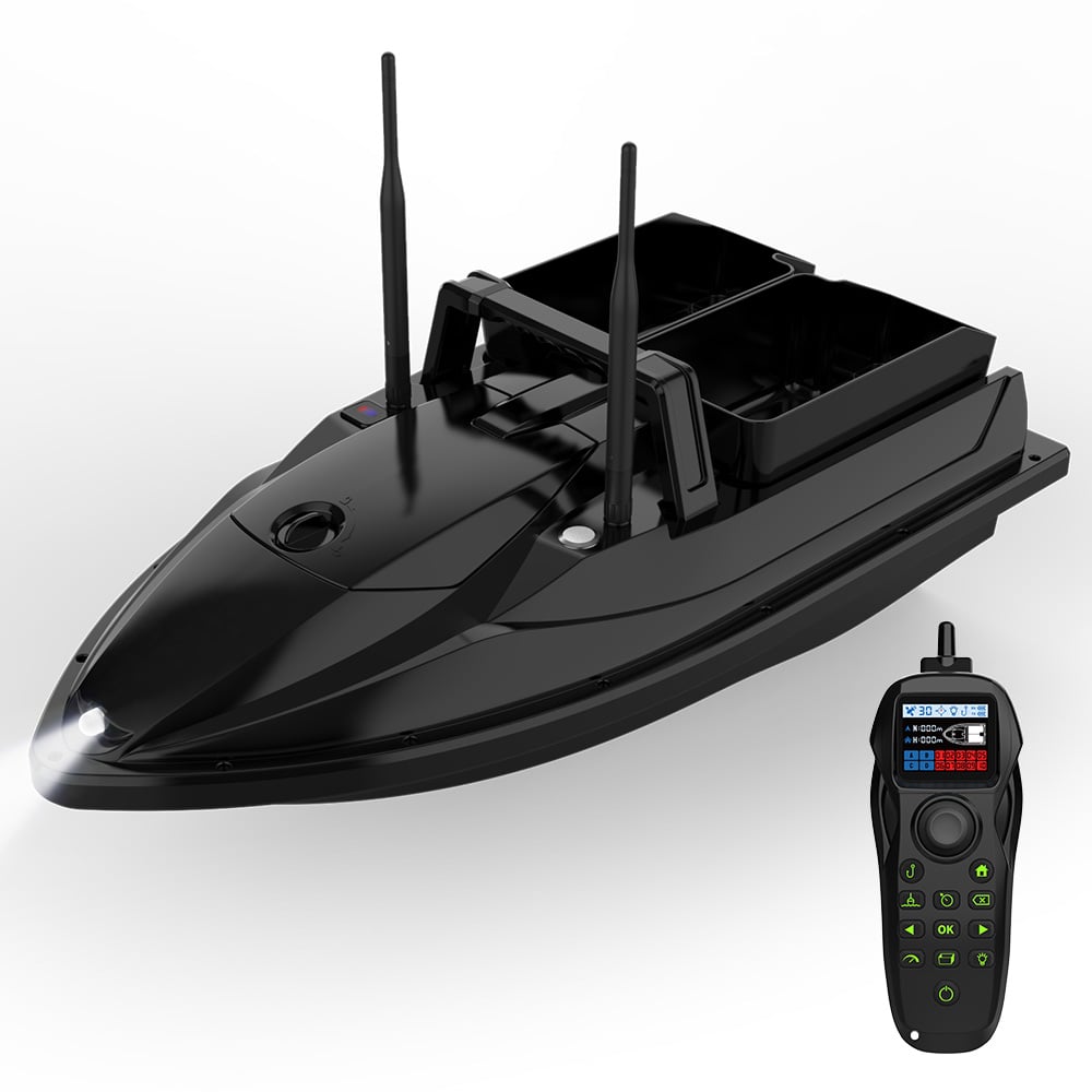 Прикормочный кораблик Flytec New V600 GPS автопилот Black (AT132)