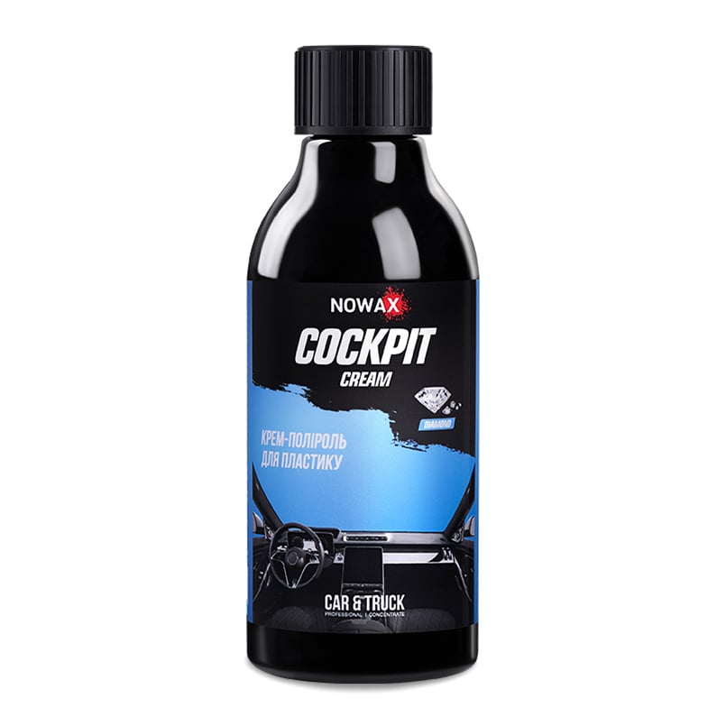 Крем-поліроль для пластику Nowax Cockpit Cream Diamond 280 мл (NX86958) Крем-поліроль для пластику Nowax Cockpit Cream Diamond 280 мл (NX86958)