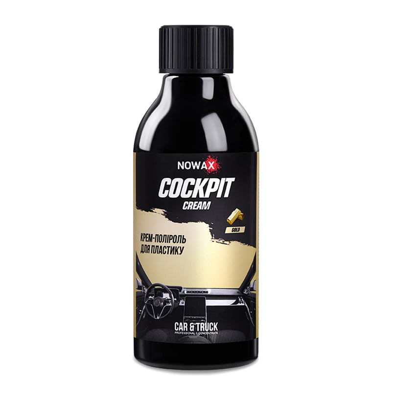 Крем-поліроль для пластику Nowax Cockpit Cream Gold 280 мл (NX86965) Крем-поліроль для пластику Nowax Cockpit Cream Gold 280 мл (NX86965)