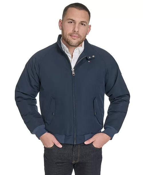 Куртка-бомбер чоловіча Tommy Hilfiger утеплена застібка блискавка M Синій (38979764)