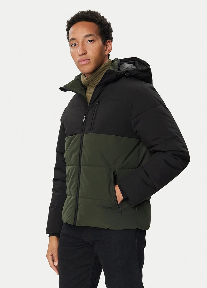 Куртка мужская Jack & Jones 2XL Черно-зеленый (12278792*19)