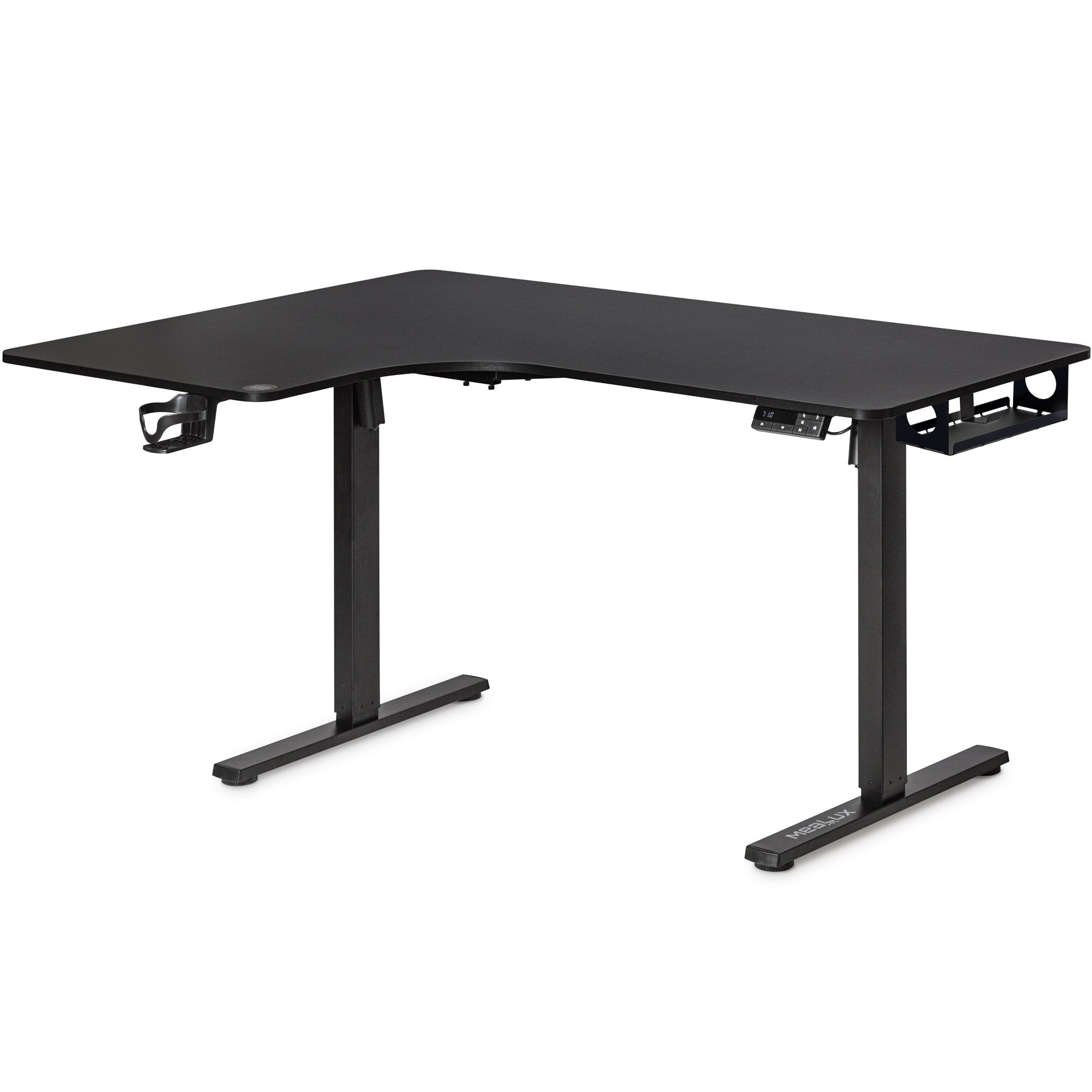 Стіл кутовий з електрорегулюванням висоти Mealux Powerdesk Corner-R Black (EVO-281/Right B/B) Стіл кутовий з електрорегулюванням висоти Mealux Powerdesk Corner-R Black (EVO-281/Right B/B)