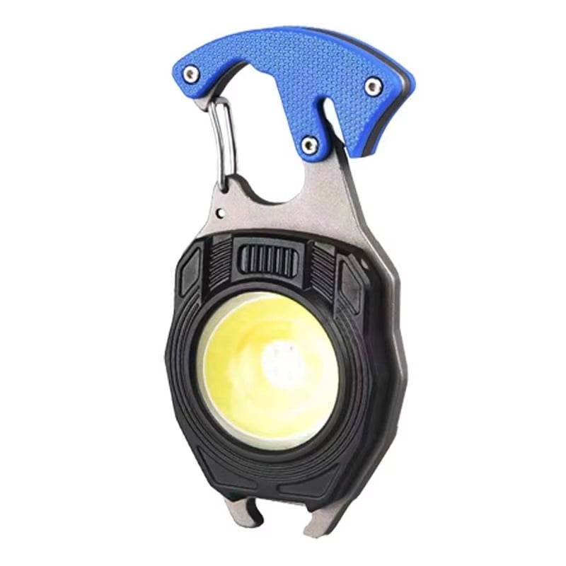 Ліхтар кишеньковий туристичний із карабіном, свистком та інструментами W5147
