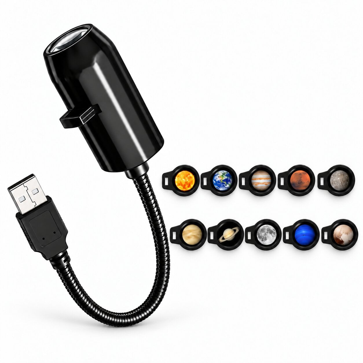 Ночник-проектор планет USB 10 проекций 360°