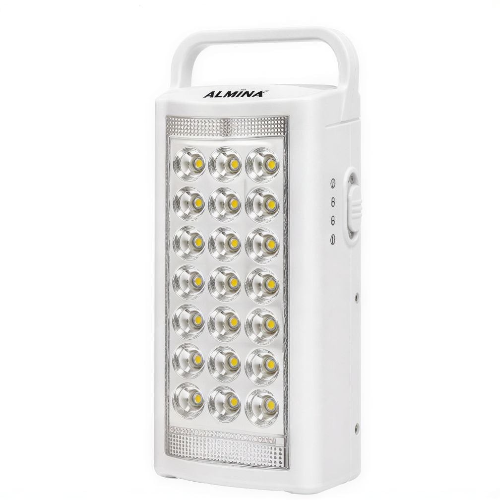 Фонарь аккумуляторный Almina 2606L 24 SMD LED 1000 лм АКБ 6V Power Bank USB настенный крепеж Белый (38979806) Фонарь аккумуляторный Almina 2606L 24 SMD LED 1000 лм АКБ 6V Power Bank USB настенный крепеж Белый (38979806)