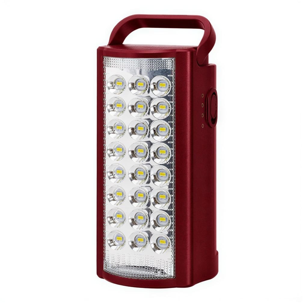 Фонарь аккумуляторный Almina 2606L 24 SMD LED 1000 лм АКБ 6V Power Bank USB настенный крепеж Красный (38979902) Фонарь аккумуляторный Almina 2606L 24 SMD LED 1000 лм АКБ 6V Power Bank USB настенный крепеж Красный (38979902)