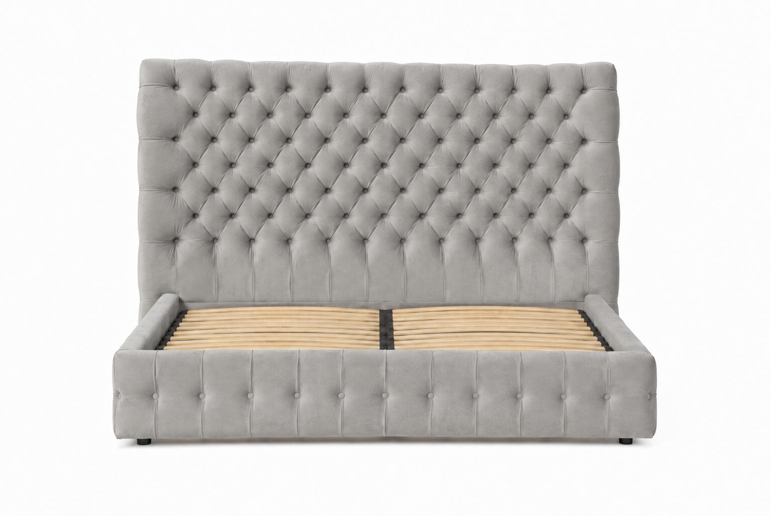 Кровать HF Алисон подъемный механизм 160х200 см Allure Premium Light Grey (HF2169)