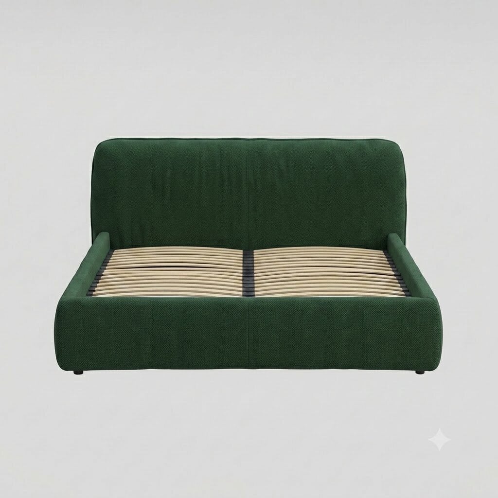 Кровать HF Одри подъемный механизм 160х200 см Allure Premium Dark Green (HF2163)