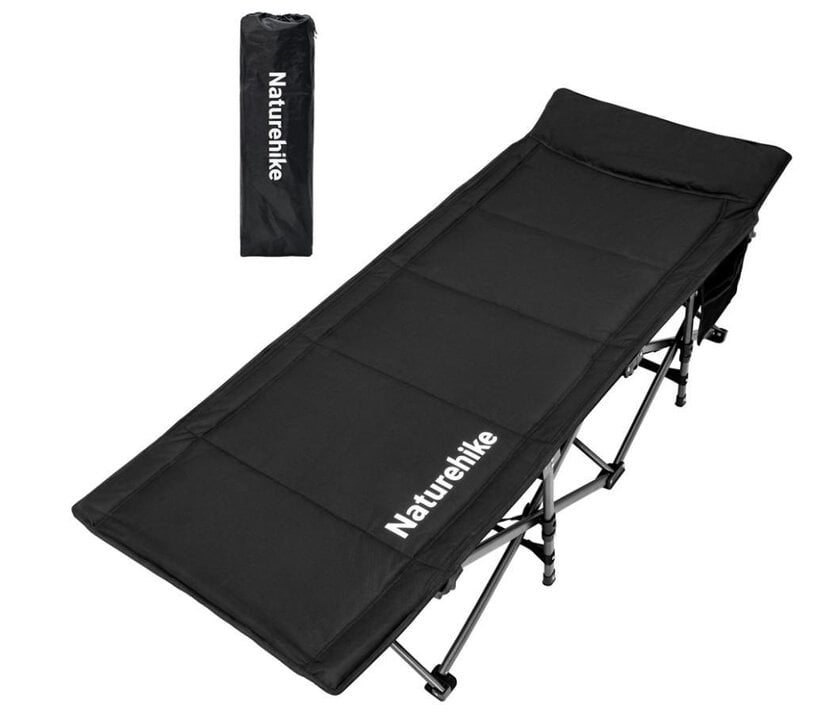 Ліжко складане Naturehike CNK2300WS010 поліестер Oxford/залізо Чорний