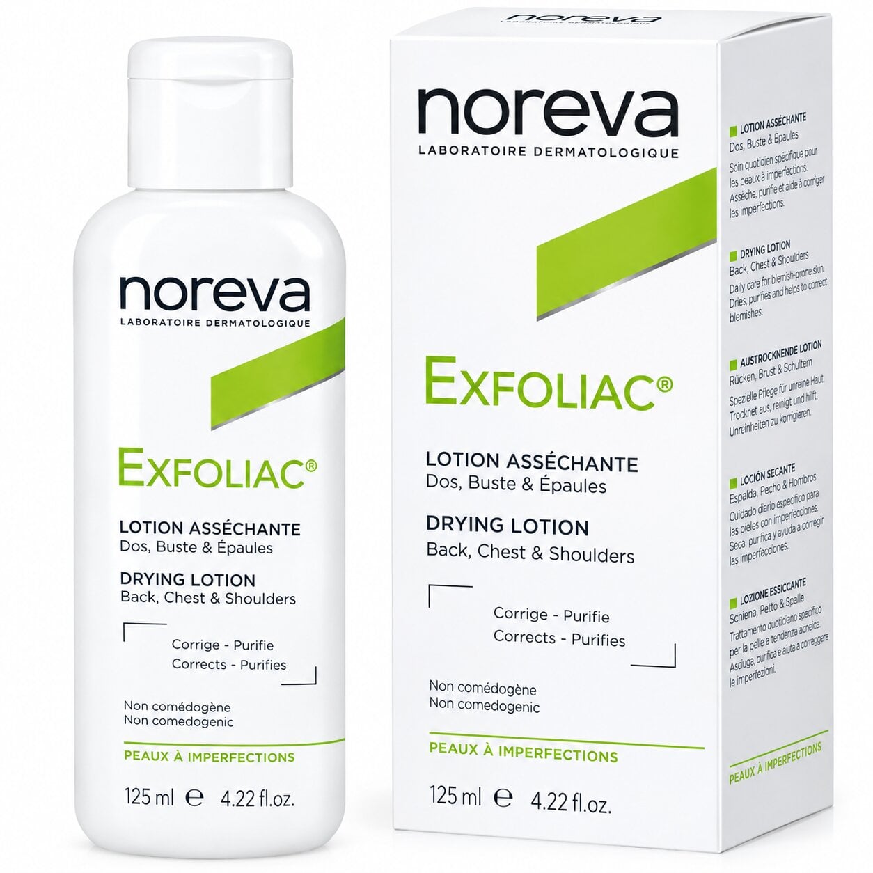 Лосьон для лица и тела NOREVA Laboratoires Exfoliac Lotion 125 мл (1472513677)