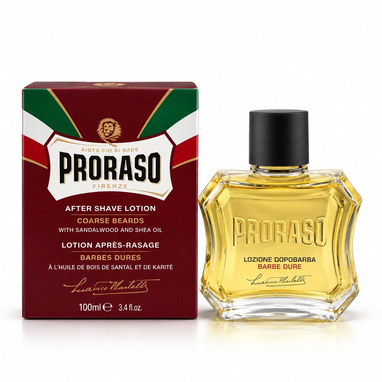 Лосьйон після гоління Proraso Red After Shave Lotion Coarse Beards Sandalwood 100 мл (400572)