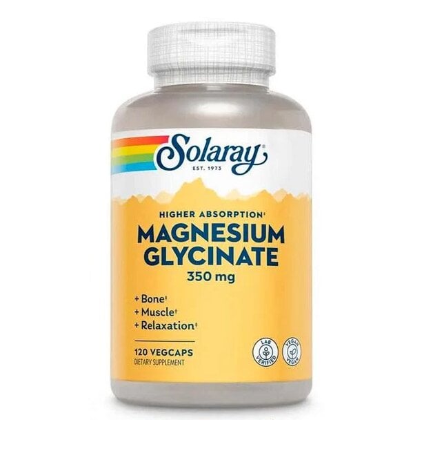 Магний глицинат Solaray Magnesium Glycinate 350 mg 120 вер. капс.