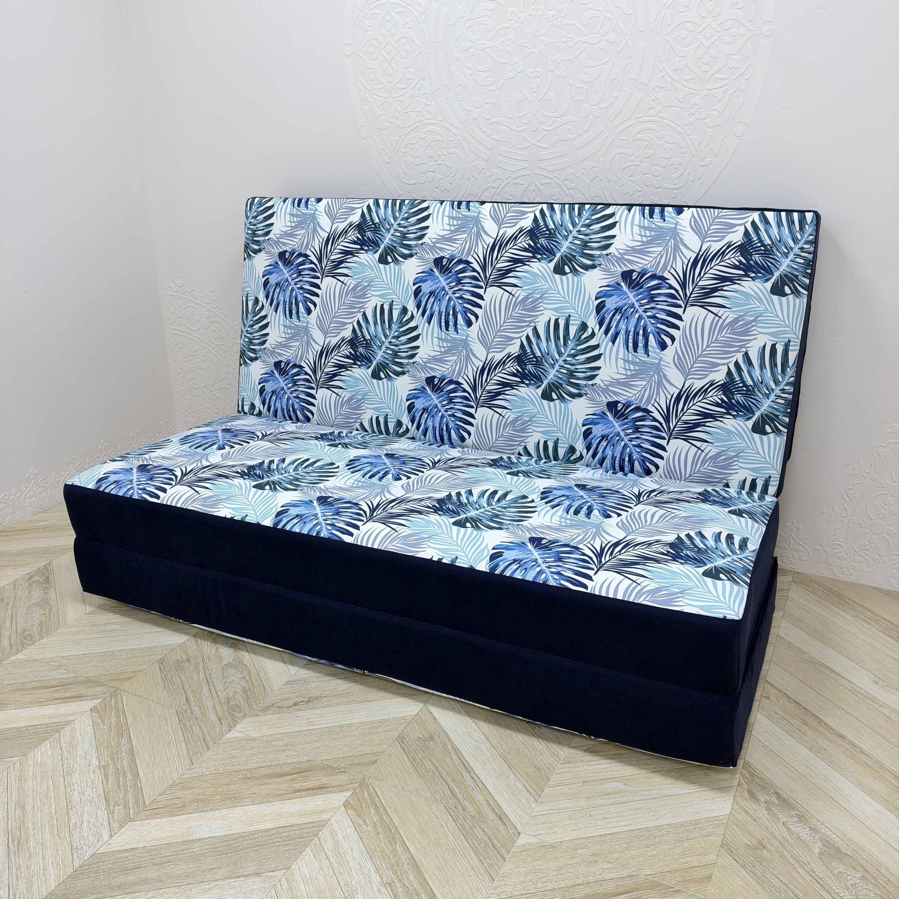 Матрац-трансформер Comfort Home maxi Tropical leaves розкладний панама 200х160х18 см