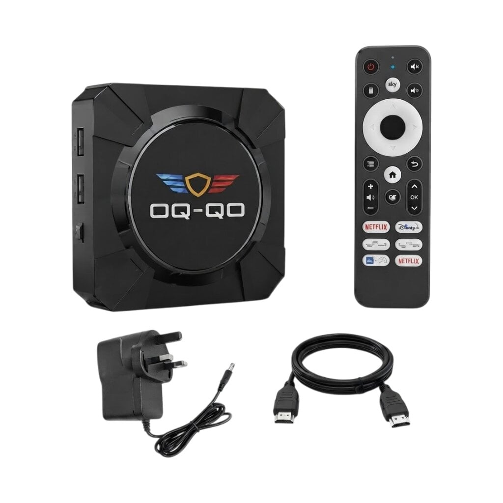 Медіаплеєр Smart TV Android TV Box OQ-QO 4K Android 14 (38514990)