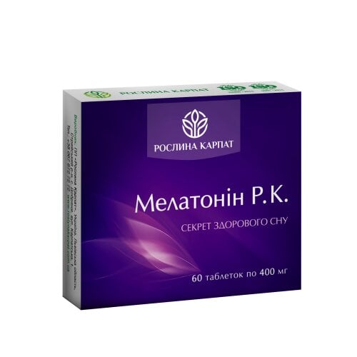Мелатонін Рослина Карпат 60 таб (РК0002)