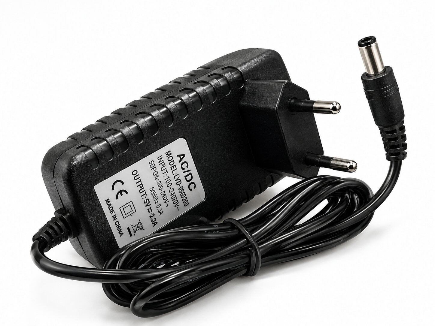 Адаптер живлення мережевий Sertec ST-T5 зі штекером 5,5 мм 12V 2A 24W (6740395)