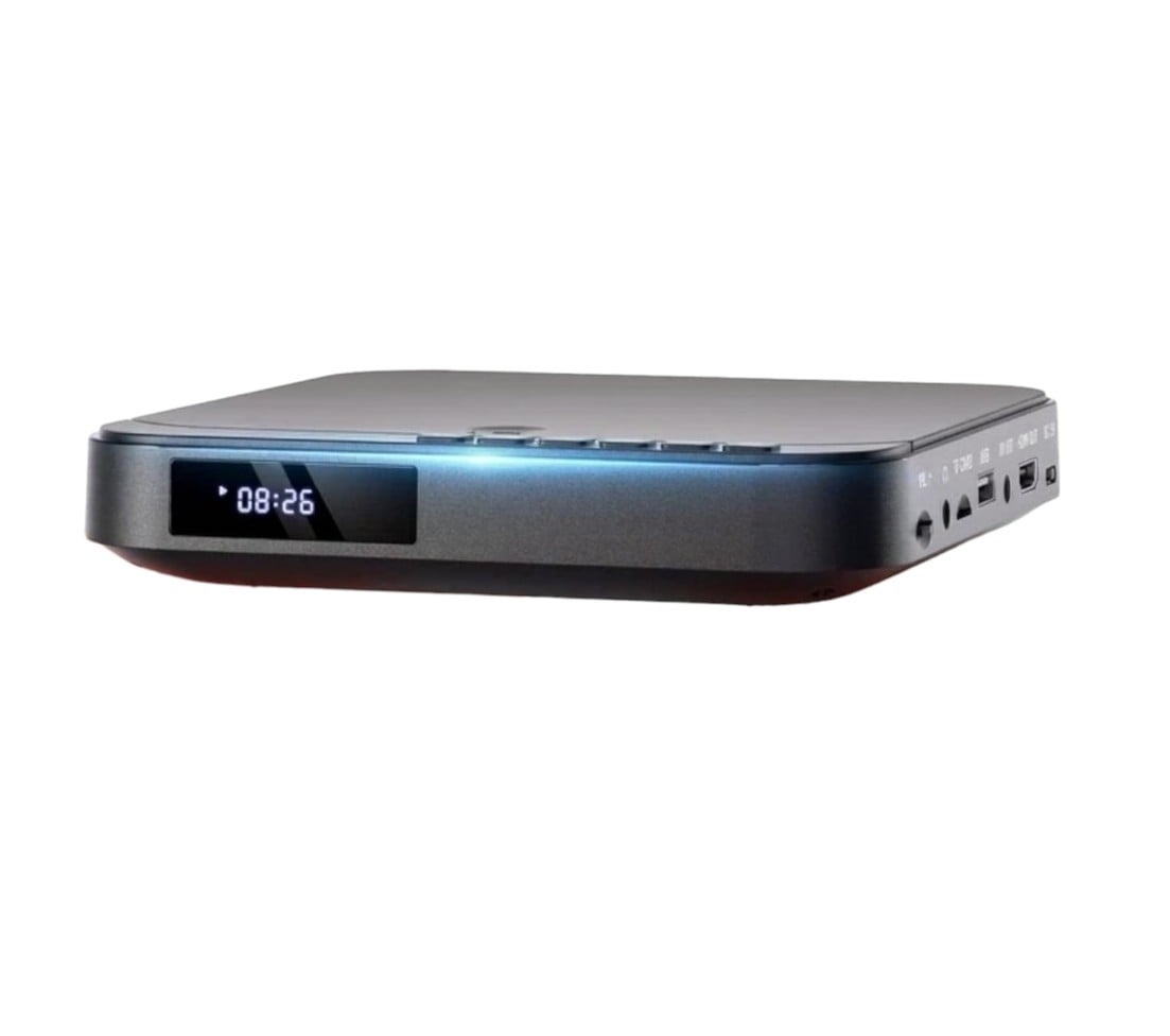 Плеер мини-DVD с HDMI 1080P HD входом для USB/TF карты Черный