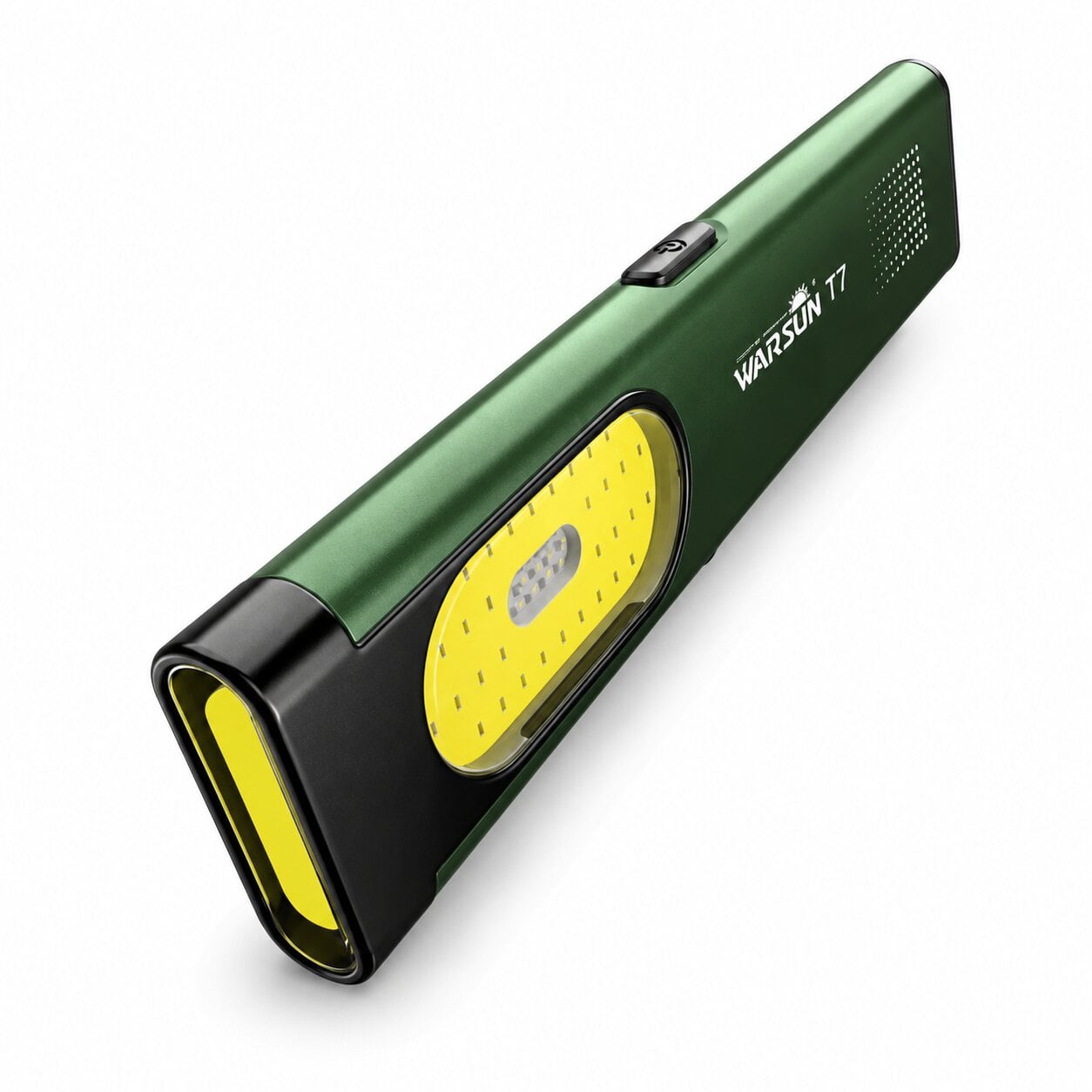 Фонарик Warsun T7 PRO LED в ультратонком металлическом корпусе с USB-C и магнитом 600 Lm Зеленый