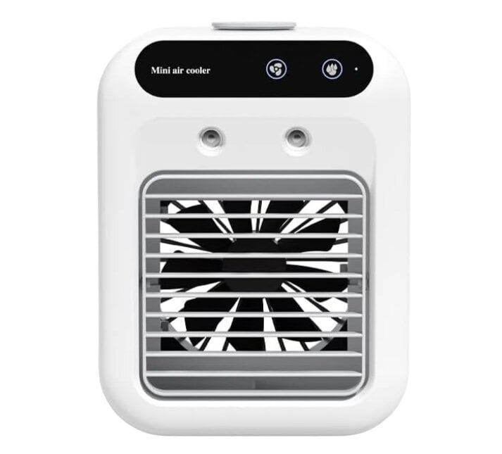 Миникондиционер портативный Cold Air Humidifier L7 с увлажнением 500 мл USB Белый (SKU-700)