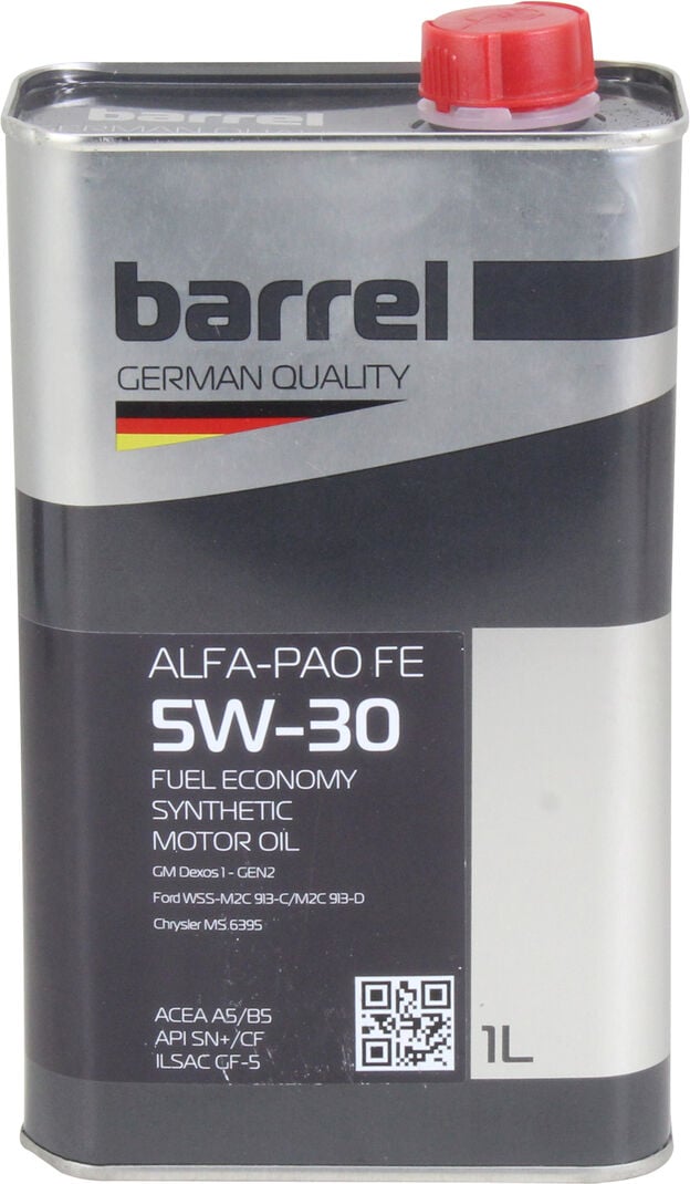 Моторное масло бензин/дизель Barrel 5W-30 FE 1 л (48021044870)