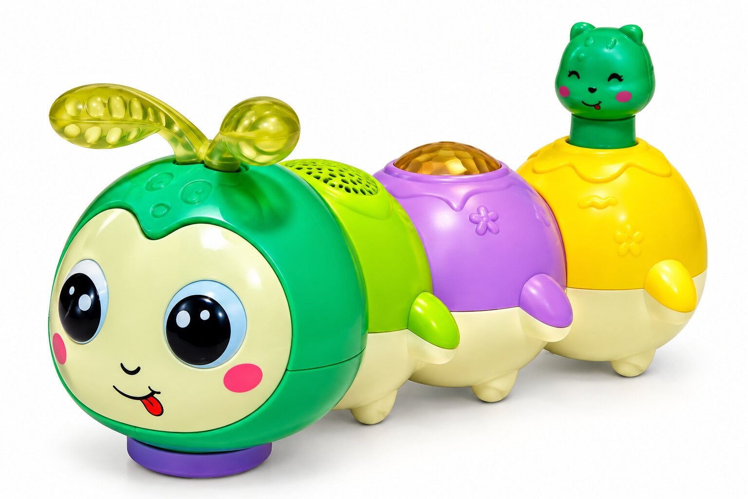 Музыкальная игрушка Гусеница ползущая с подсветкой и музыкой (60)