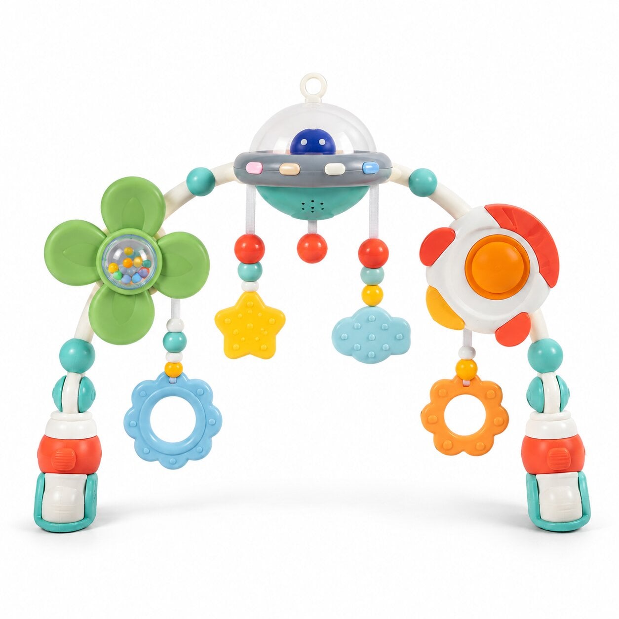 Музыкальная игровая дуга Play Arch UFO со светом/мелодиями и вращением 360° (130)