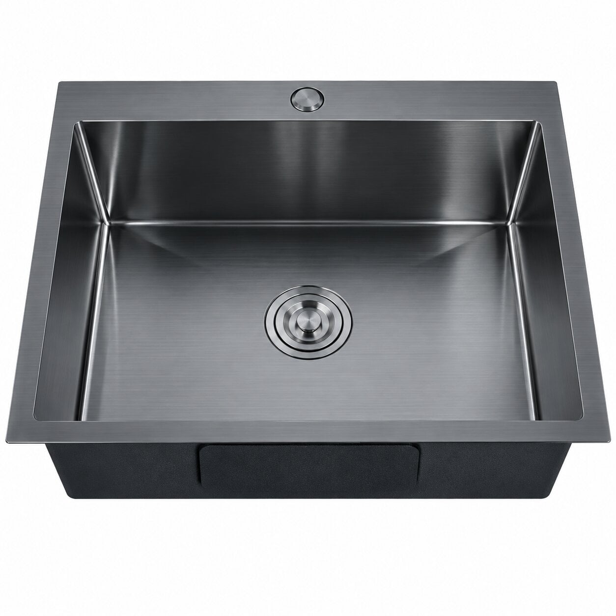 Мойка Zerix ZH5045-215 Nano-Black 3,0/0,8 из нержавеющей стали (MX1580)