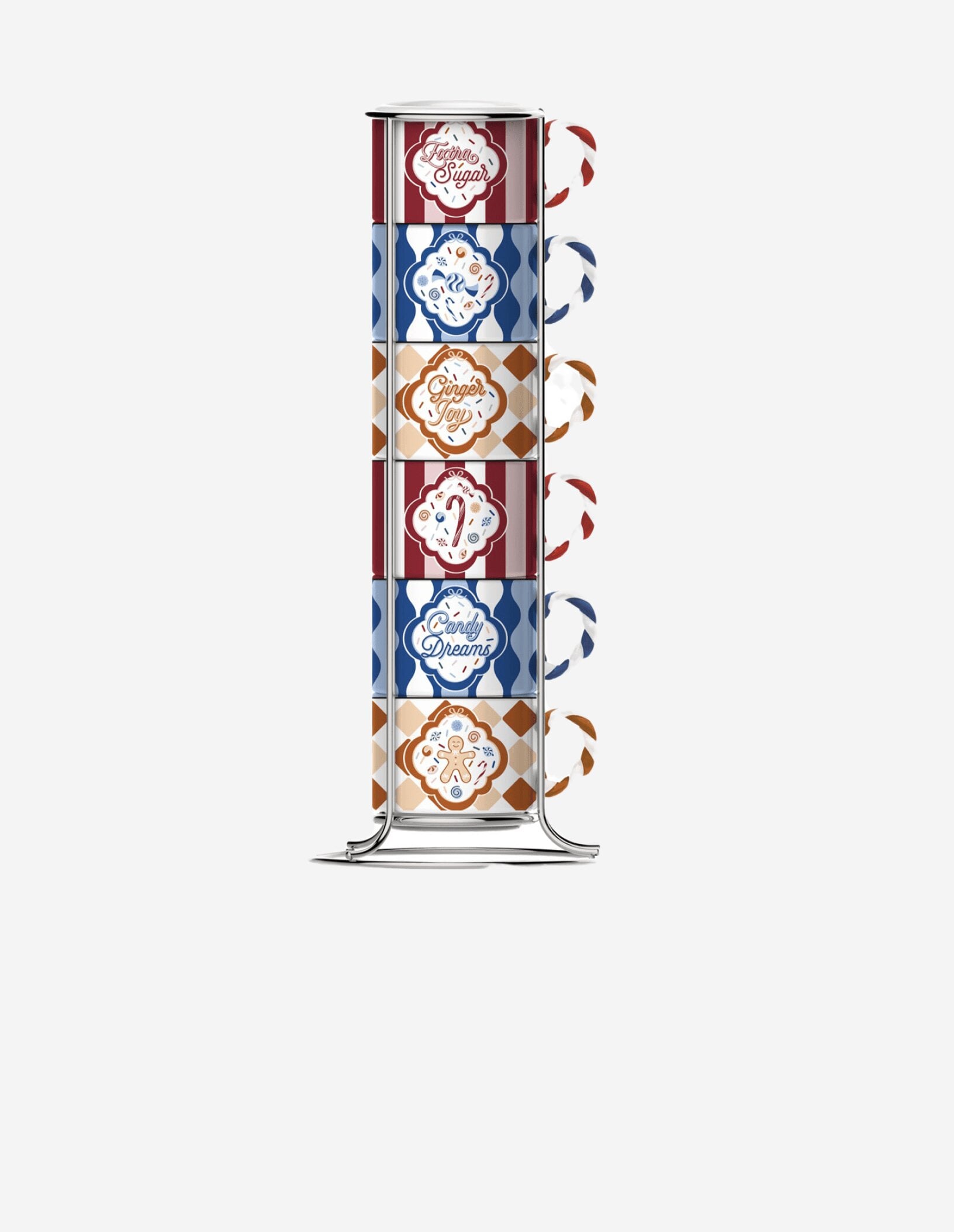 Набор чашек Bialetti Candyland 75 мл 6 шт. (NCANDY004)