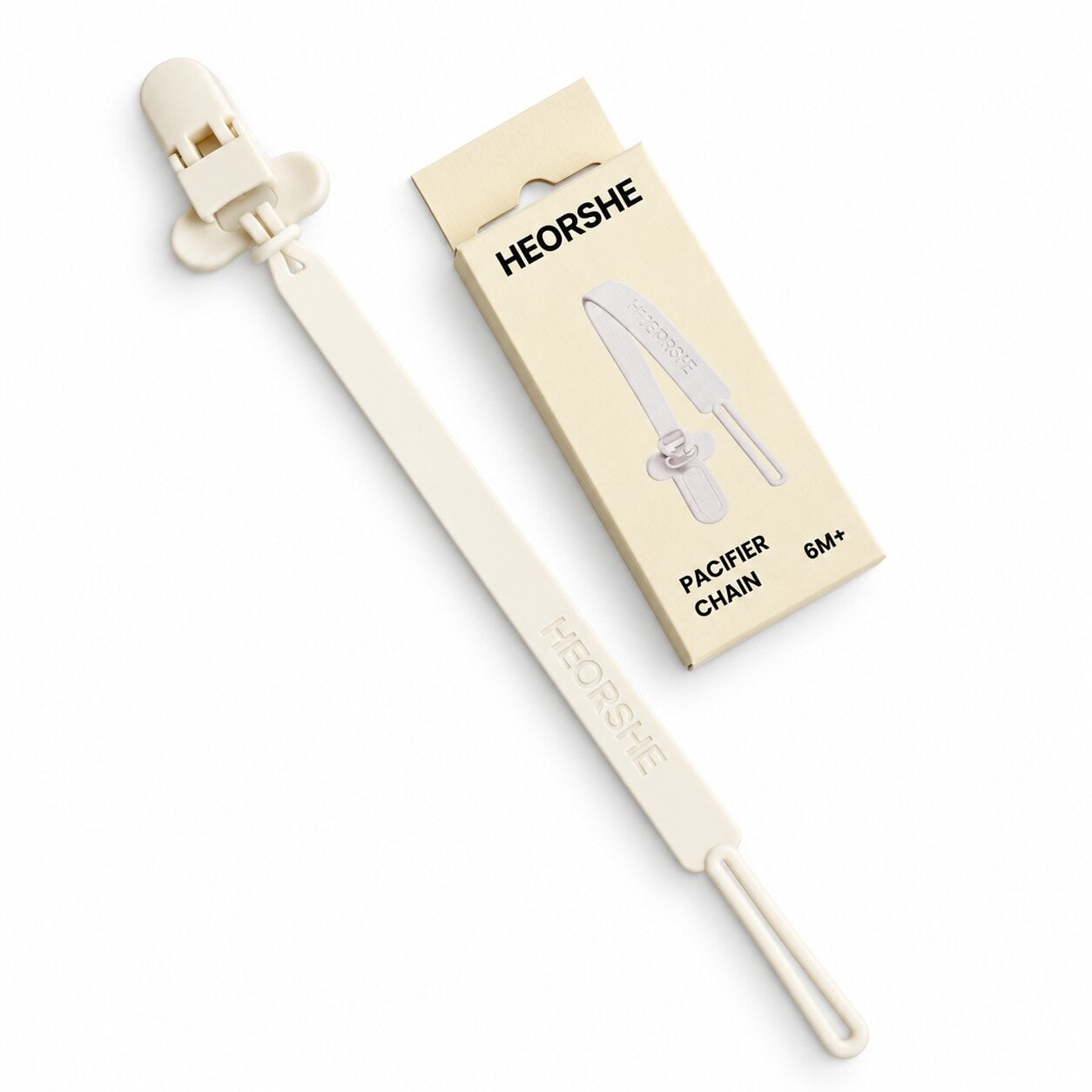 Держатель для пустышки HEORSHE White