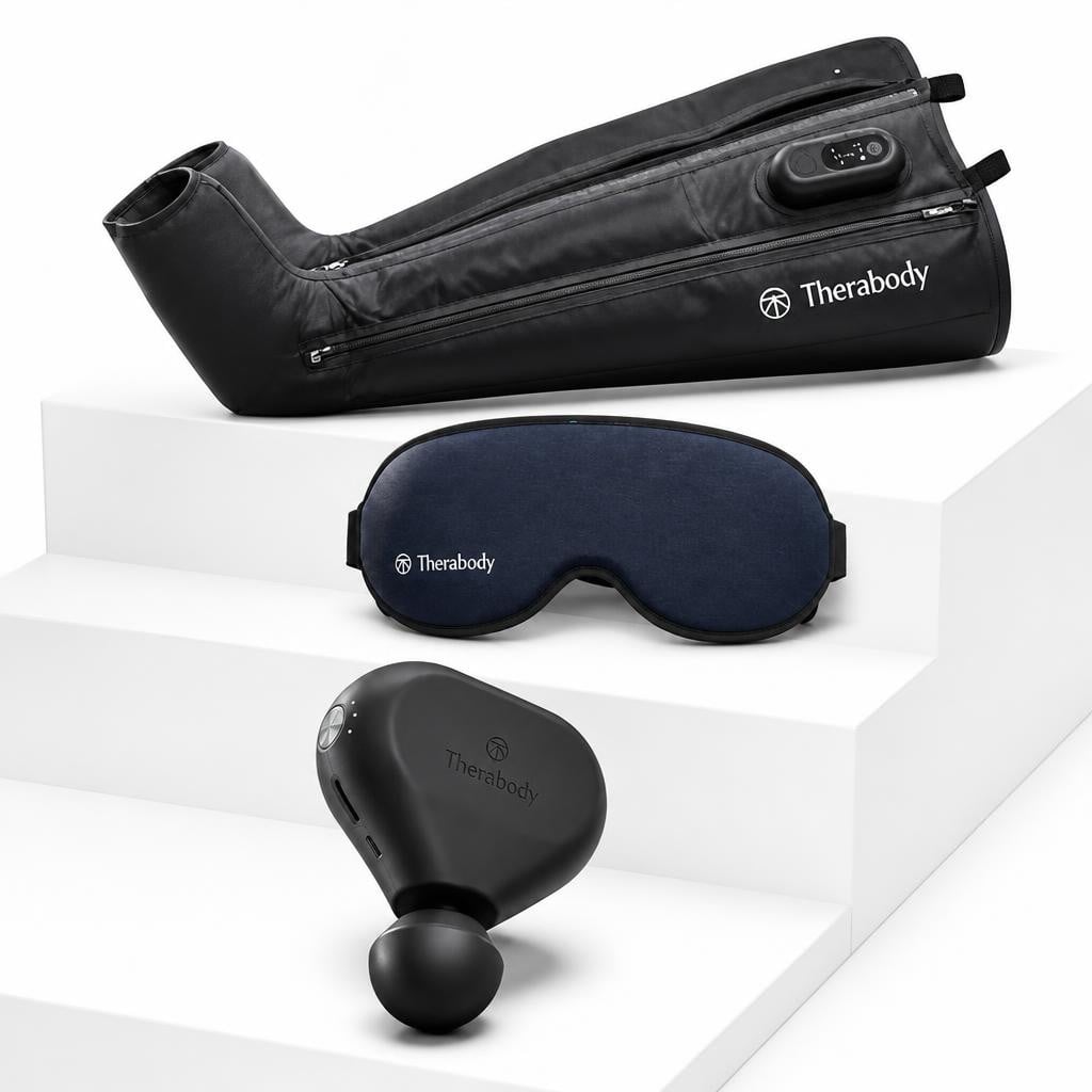 Набір масажна маска SleepMask/перкусійний масажер Theragun Mini 3.0/компресійні чоботи JetBoots Prime S (SM0004081-JB0004131-SM0004081)