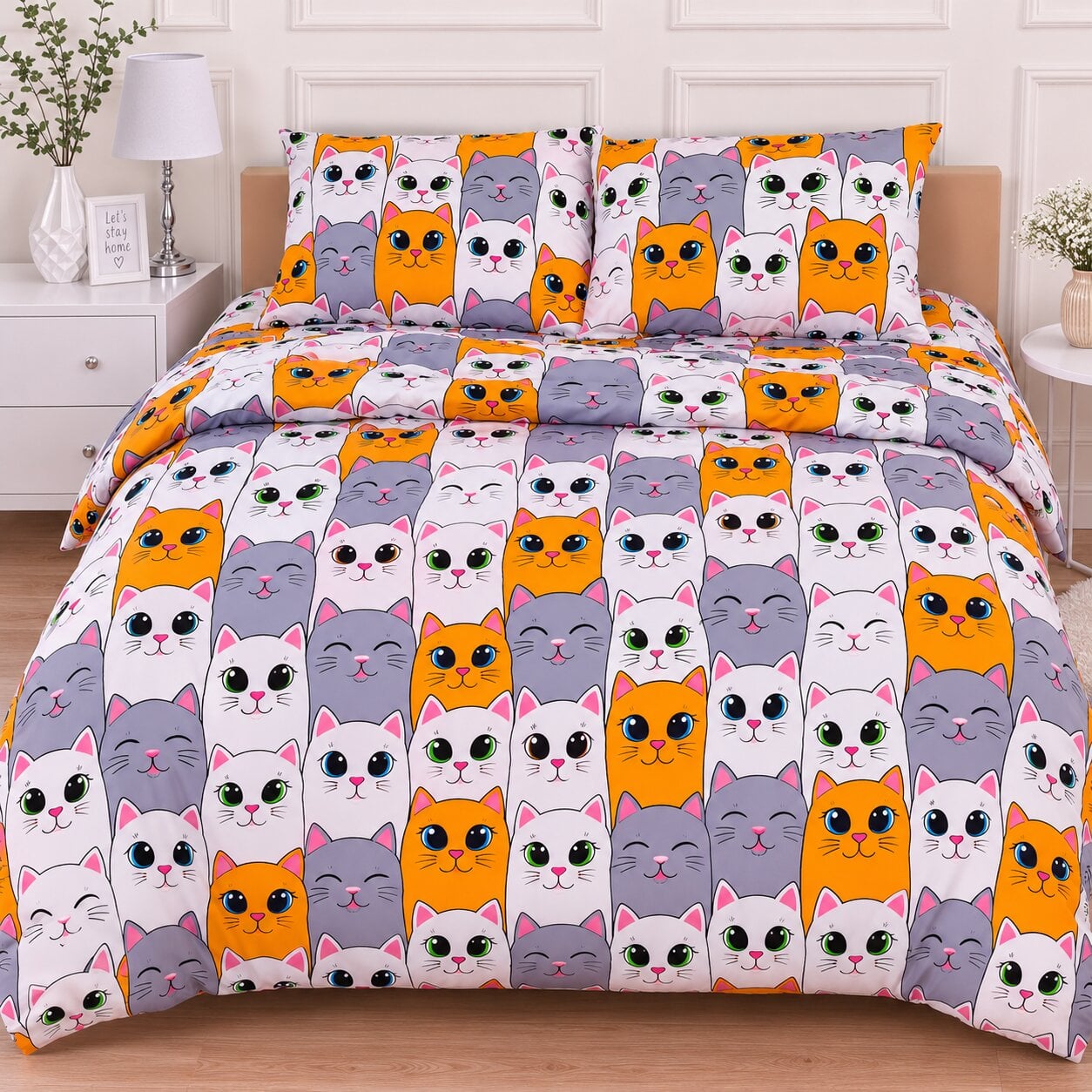 Комплект постельного белья подростковый PaniPava Meow бязь 143х210 см (192391)