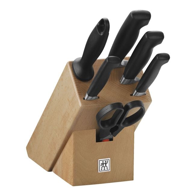 Набор ножей Zwilling Four Star Vier Sterne 7 предметов подставка из бука (35066-000-0)