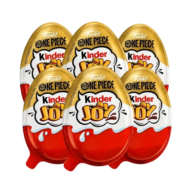 Набор шоколадных яиц Kinder Joy Funk Pop Netflix One Piece 20 г 6 шт. (38823060)