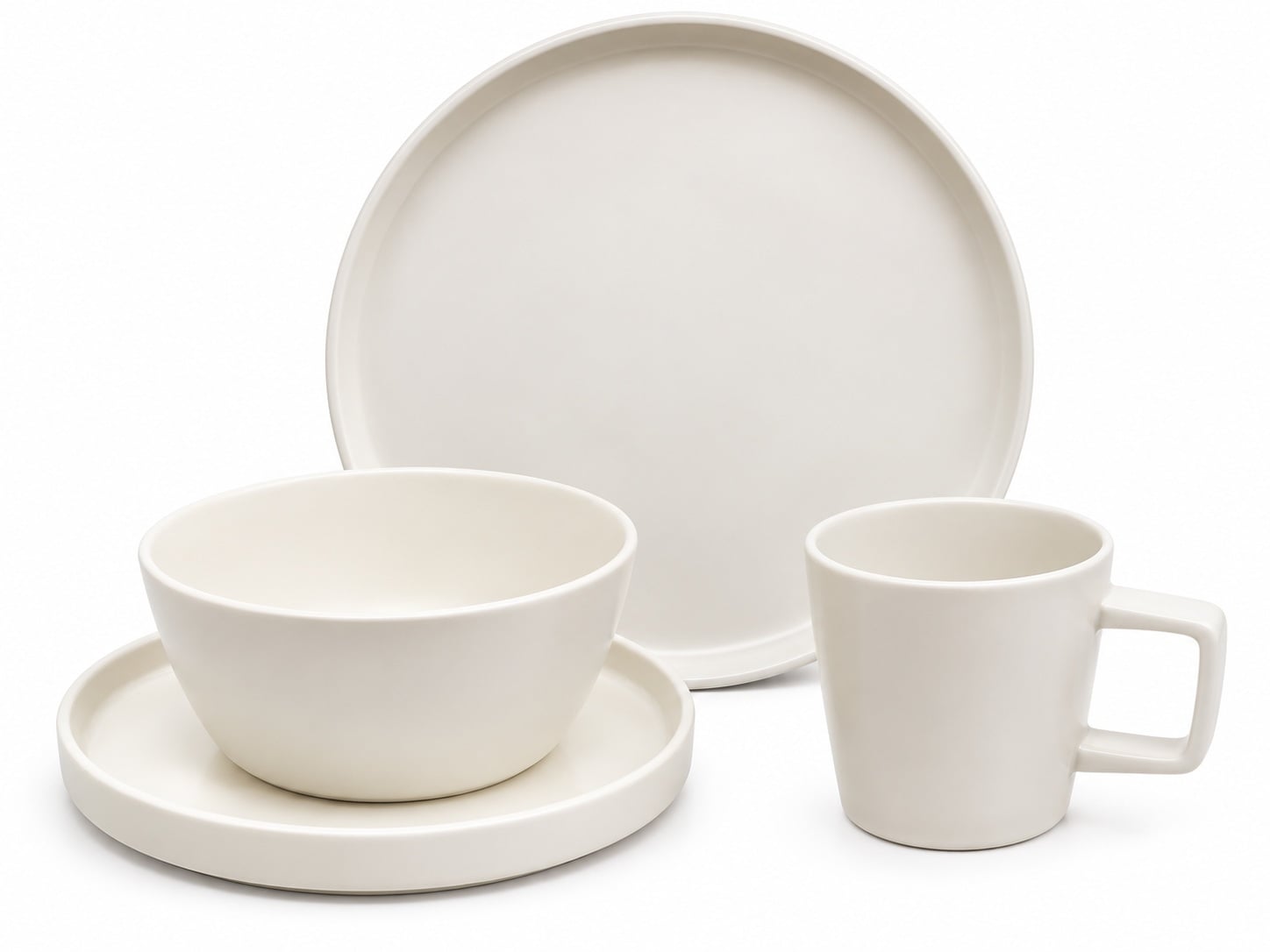 Набор столовой посуды Stoneware 16 пр. Beige (38943677)