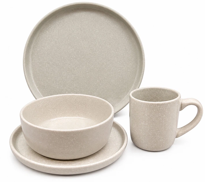 Набор столовой посуды Stoneware 16 пр. Sand (38943615)