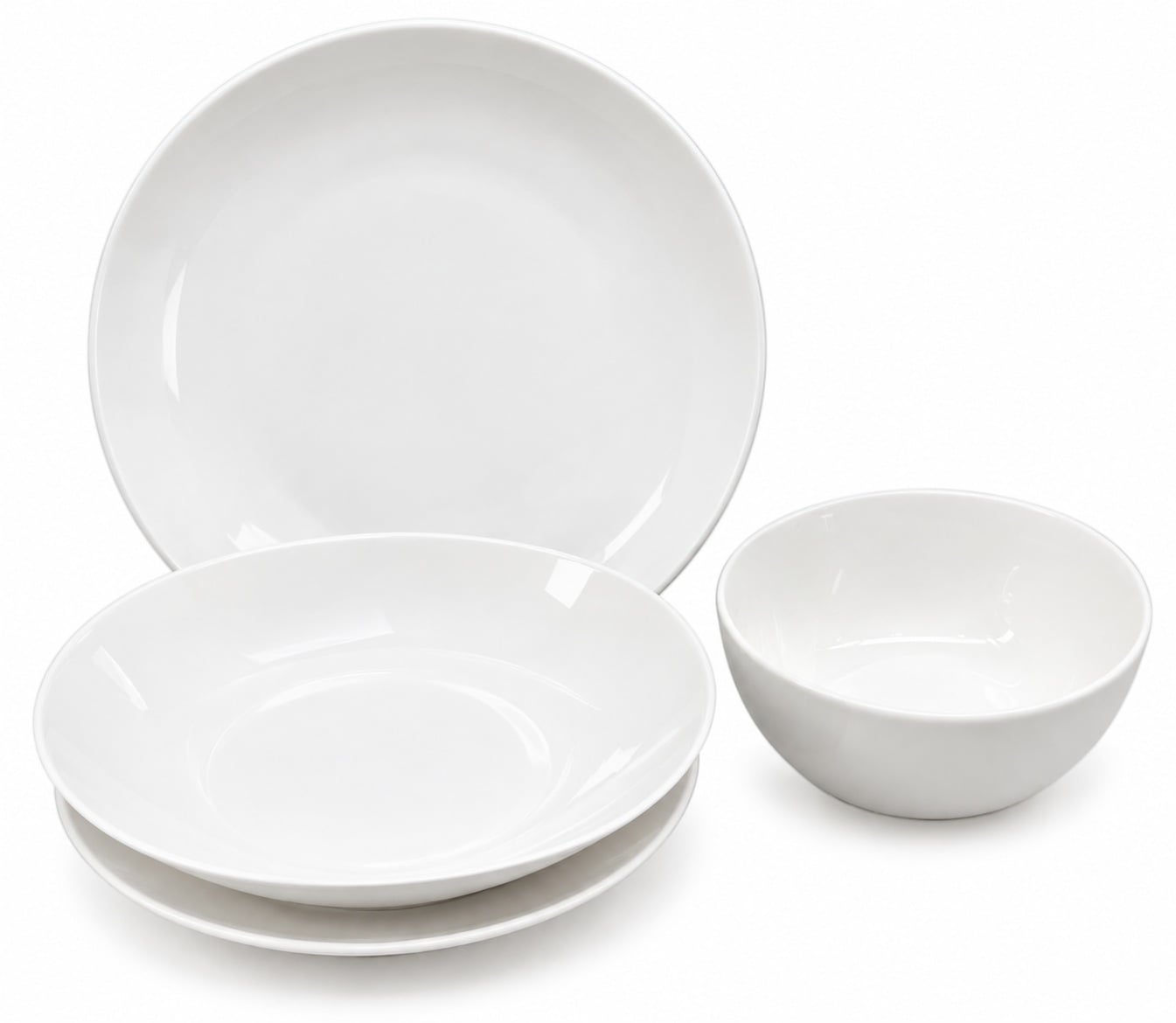 Набор столовой посуды Stoneware 16 пр. White Lily (38978660)