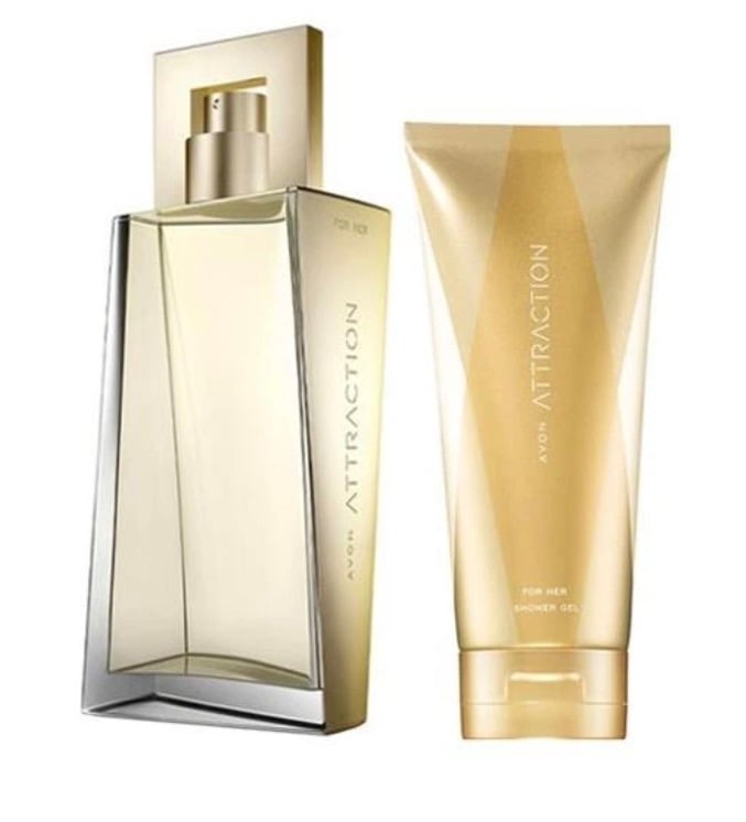 Набор женский парфюмированный Avon Attraction 2в1 100/125 мл