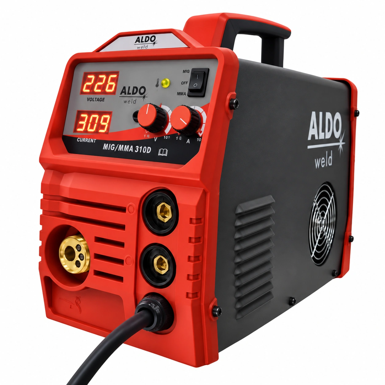 Зварювальний інверторний напівавтомат ALDO MIG/MMA/TIG-310D 310 А (PH01311)